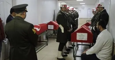 Şehit cenazeleri memleketlerine uğurlandı