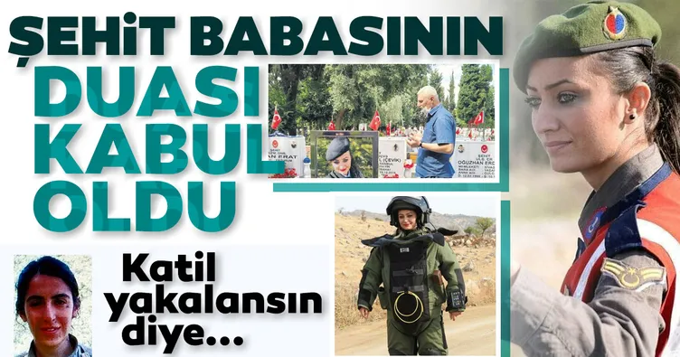 Şehit babasının duası kabul oldu