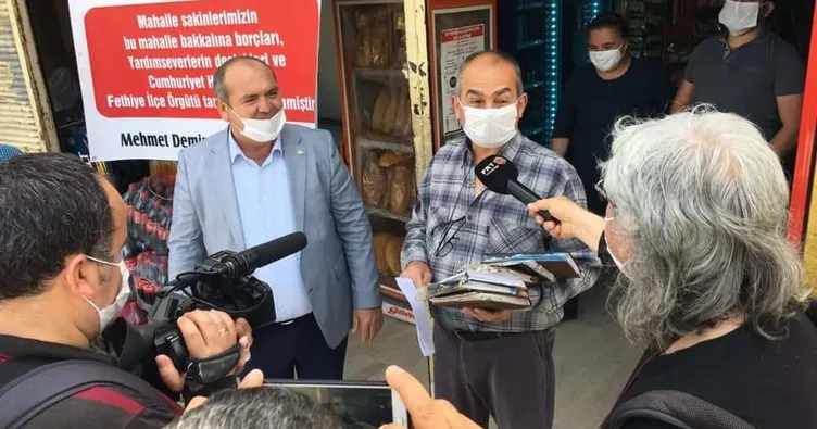 CHP’li Başkan’dan yardım şovu