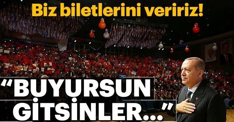 Son dakika! Cumhurbaşkanı Erdoğan: Pensilvanya’ya gitmek isteyenler varsa gitsinler, biletlerini veririz