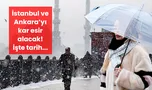 Kar İstanbul ve Ankara'yı esir alacak! Kar yağışı için yeni tarih verildi! Günlerce sürecek Sibirya soğukları donduracak
