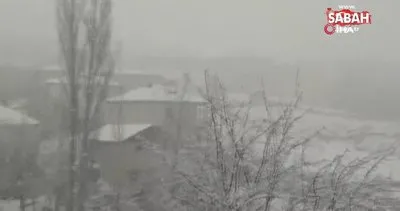 Tufanbeyli’de kar yağışı nedeniyle eğitime 1 gün ara verildi | Video