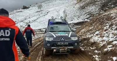 Rahatsızlanan kadın için sağlık ekipleri seferber oldu #tunceli