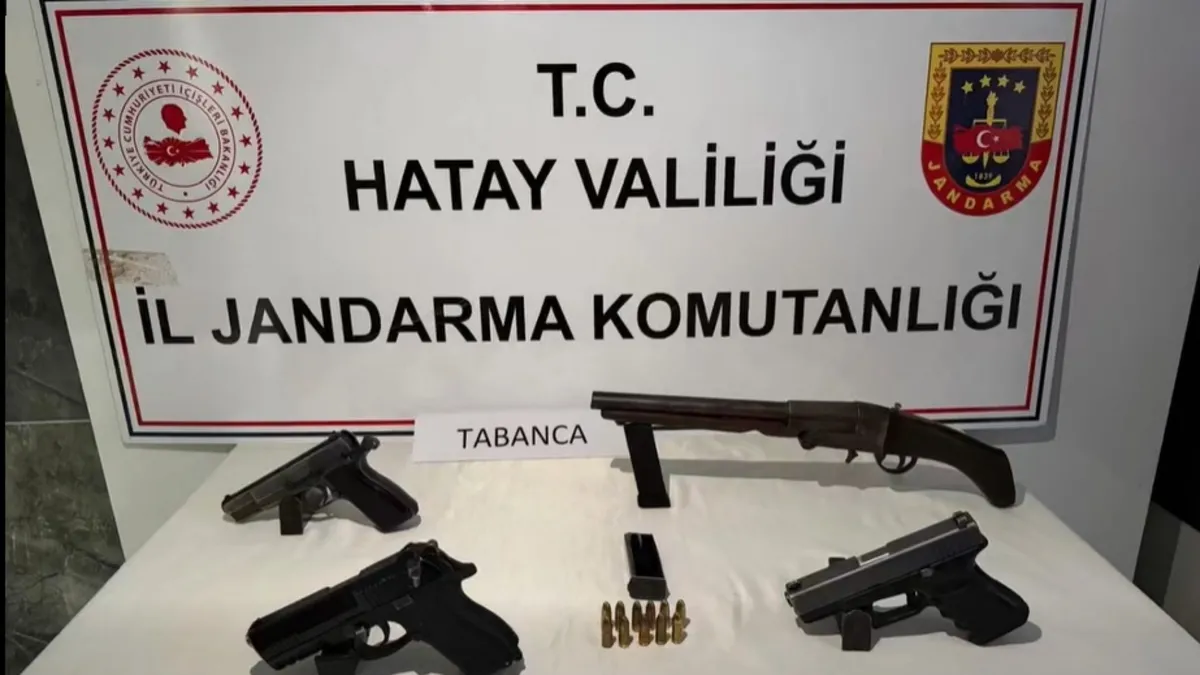 Ruhsatsız silah operasyonunda 1 kişi yakalandı