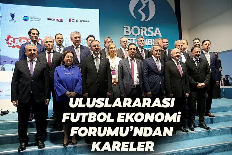 SABAH Gazetesi tarafından düzenlenen Uluslararası Futbol Ekonomi Forumu’ndan kareler