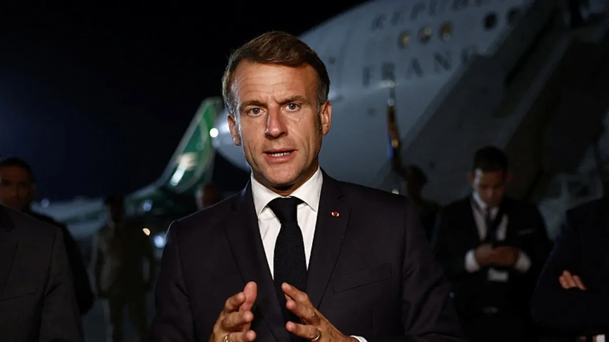 Macron'dan Gazze açıklaması: İnsani yardımların girişleri hızlandırılacak