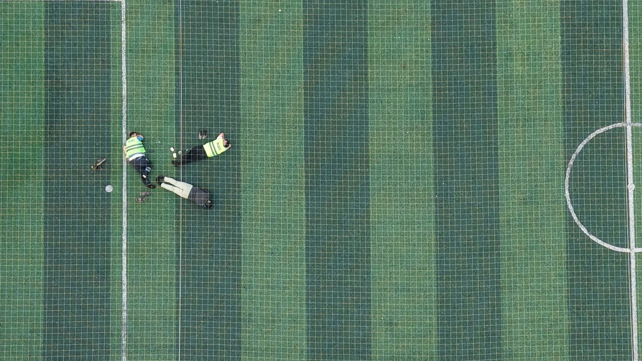 Bursa'da alev savaşçılarının halı sahadaki görüntüsü duygulandırdı