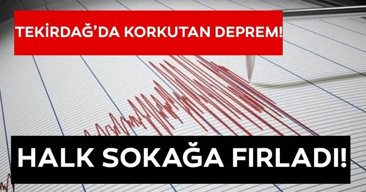 Son Dakika: Tekirdağ’da korkutan deprem! 21 Mayıs günlük deprem listesi