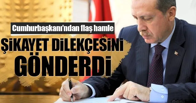 Erdoğan, FETÖ’nün suikast timinden şikayetçi oldu