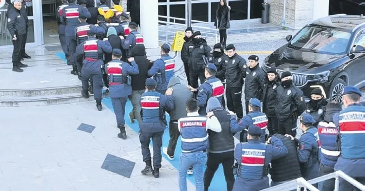 100 şüpheliye tutuklama kararı