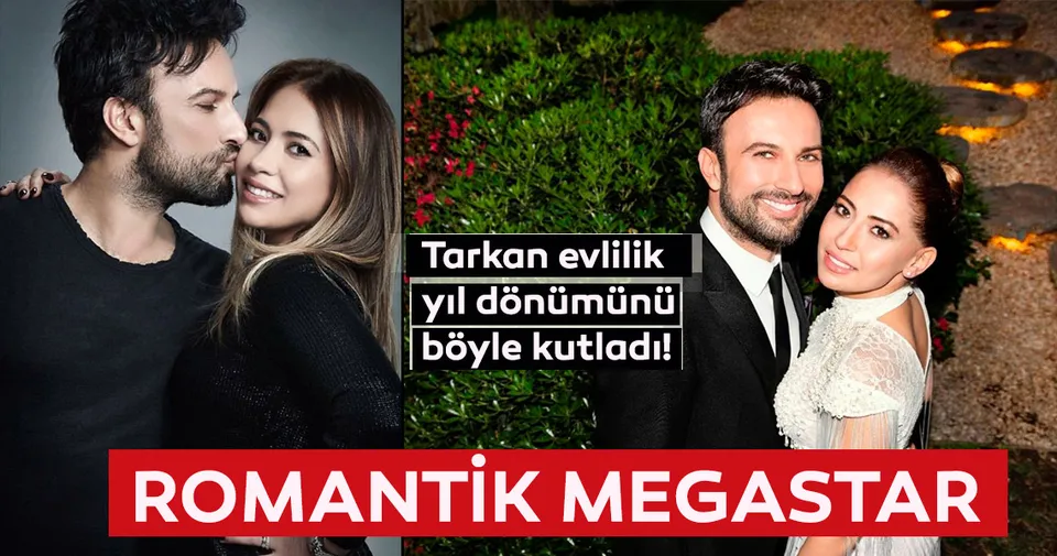 Tarkan'dan Pınar Tevetoğlu’na romantik evlilik yıl dönümü kutlaması ...