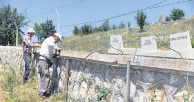 Köy mezarlıklarına bakım yapılıyor Ankara Başkent Haberleri