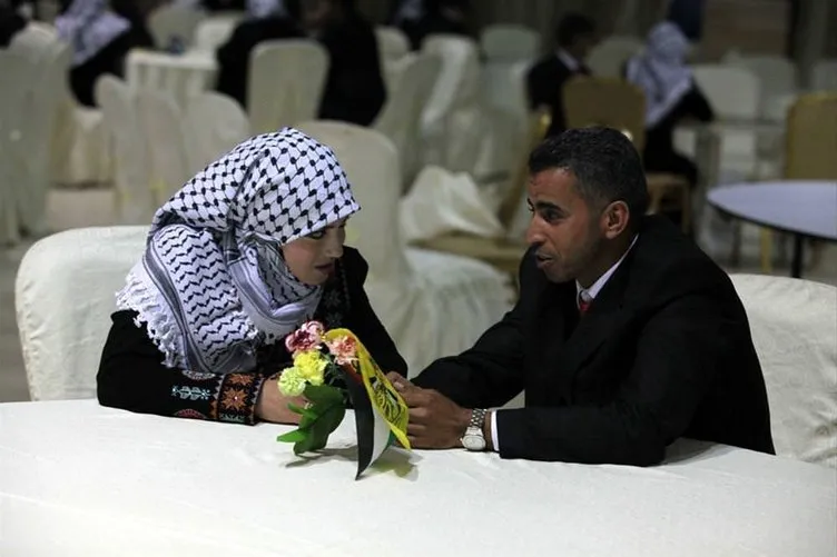 Gazze’de toplu nikah