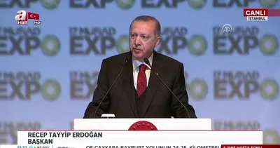 Cumhurbaşkanı Erdoğan’dan MÜSİAD EXPO Kapanış Töreni’nde önemli açıklamalar
