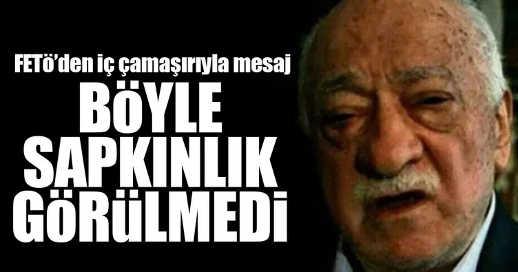 FETO’dan iç çamaşırıyla mesaj