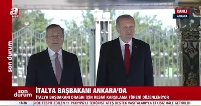 İtalya Başbakanı Draghi, Ankara’da | Video