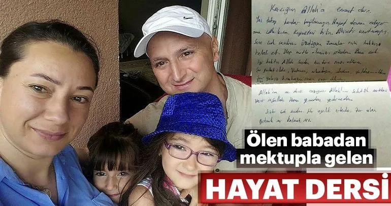 Babadan yürek dağlayan mektuplar