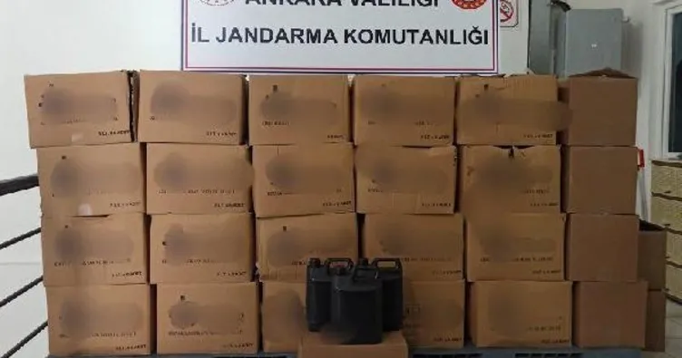 Başkent Ankara’da sahte içki operasyonu