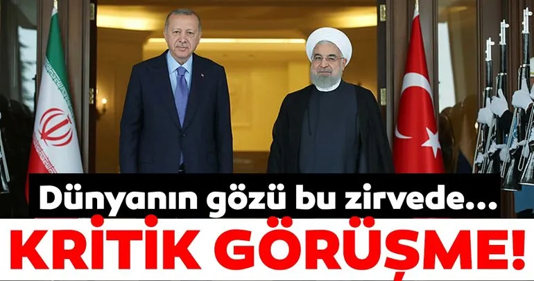Son Dakika: İran Cumhurbaşkanı Ankara’da!  Başkan Erdoğan, Ruhani ile görüştü