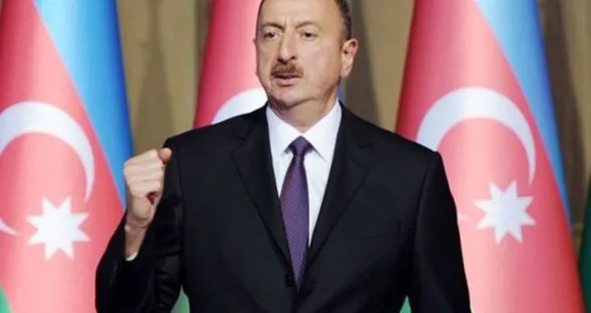 Aliyev: Azerbaycan halkının iradesini kırmak istiyorlar