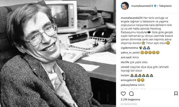 Ünlü isimlerin Instagram paylaşımları (14.03.2018)