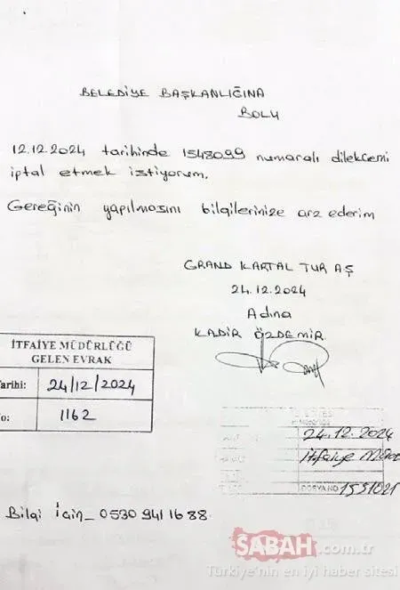 SON DAKİKA! Bolu Belediye Başkanı Tanju Özcan kafa karışıklığı yaratmak istiyor! Belgelerdeki tarihlere dikkat: Suçu örtbas etti