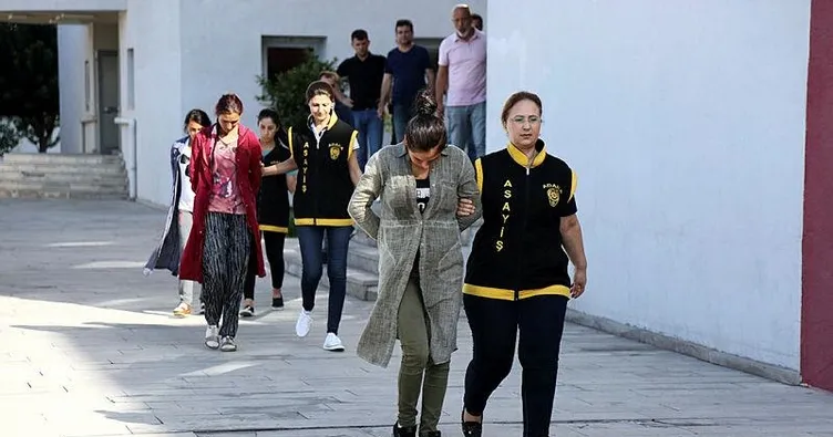 Hamile hırsız damda yakalandı