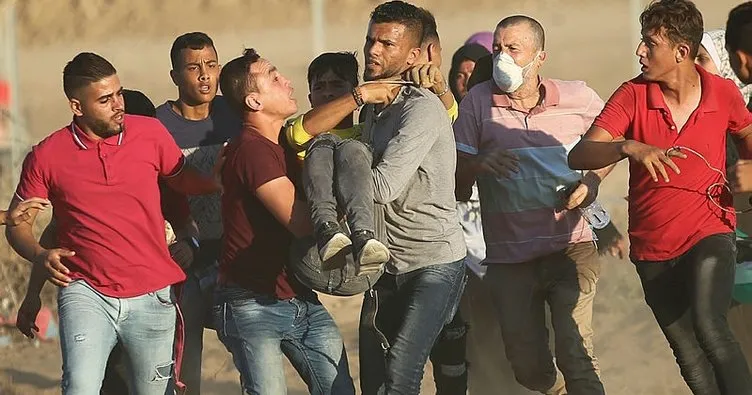 Gazze sınırındaki “Büyük Dönüş Yürüyüşü” gösterilerinde 2 kişi hayatını kaybetti