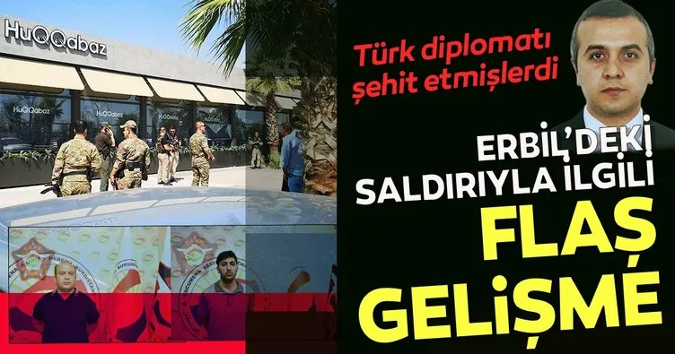 Erbil’de Türk diplomat Köse’nin şehit edilmesiyle ilgili 1 kişi daha yakalandı