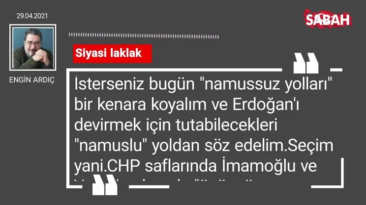 Engin Ardıç | Siyasi laklak