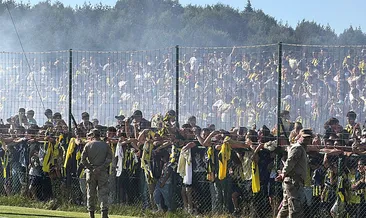 Fenerbahçe taraftarı önünde çalıştı!