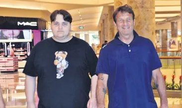 Baba-oğul alışveriş keyfi