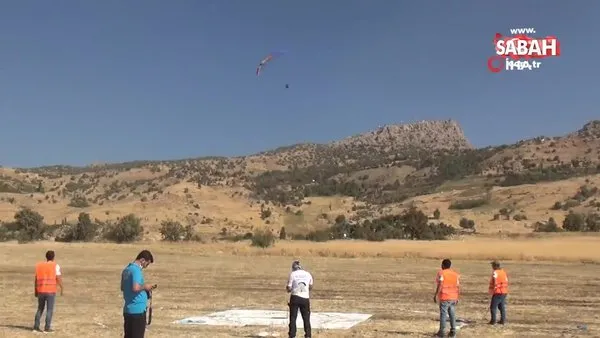 Çatışmalarla anılan Namaz Dağı'nda yamaç paraşütü Türkiye finali keyfi | Video