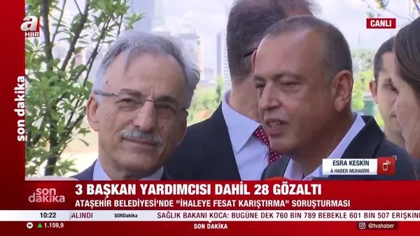 SON DAKİKA: Ataşehir Belediyesi'ne operasyon! 3 başkan yardımcısı dahil 28 kişi gözaltına alındı | Video