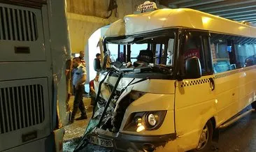 Son Dakika Haber: İstanbul’da korkunç kaza! Minibüs halk otobüsüne çarptı: 10 yaralı