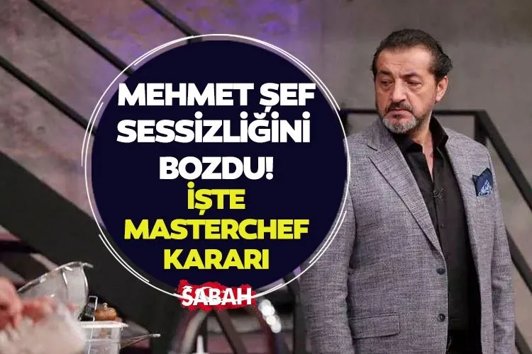 Mehmet Yalçınkaya’dan Masterchef kararı! Takipçisinin mesajına bakın ne cevap verdi