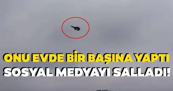 Evde yaptığı ustalıkla sosyal medyayı salladı!