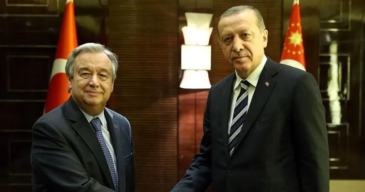 SON DAKİKA | Başkan Erdoğan, Antonio Guterres ile görüştü: İsrail uluslararası hukuk önünde hesap vermeli