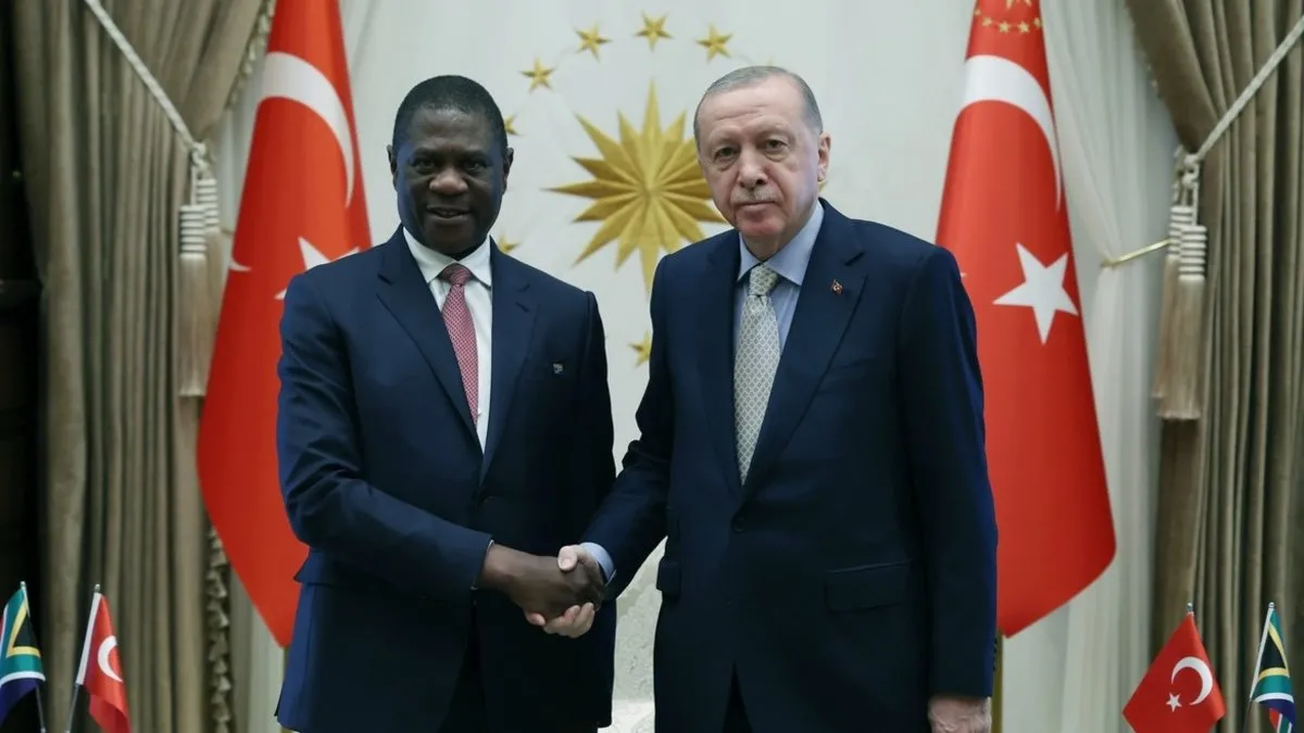 Başkan Erdoğan, Güney Afrika Cumhuriyeti Cumhurbaşkanı Yardımcısı'nı kabul etti