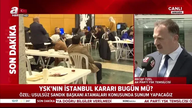 AK Parti YSK Özel Temsilcisi Recep Özel'den flaş açıklamalar