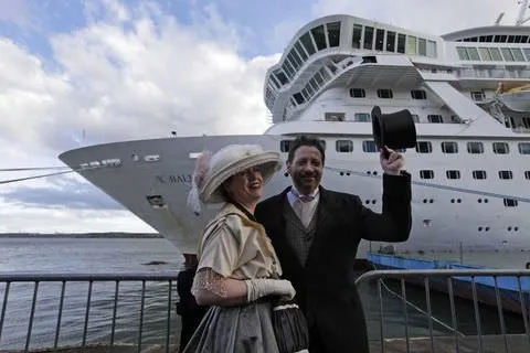 ’Yeni Titanik’ Balmoral gemisinden kareler