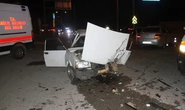 Konya’da feci kaza! İki otomobil çarpıştı: 8 yaralı