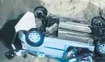 Otomobil çukura düştü uzman çavuş hayatını kaybetti