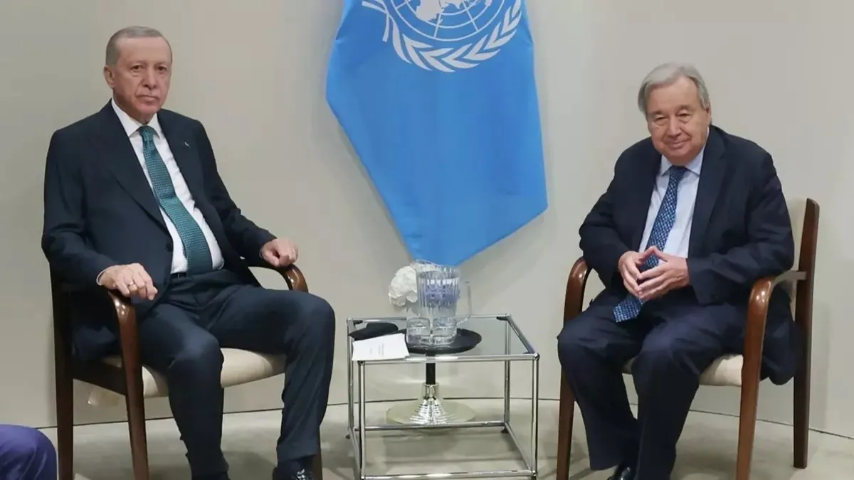 Başkan Erdoğan, Guterres ile görüştü