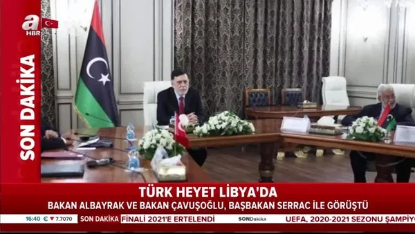 Son dakika: Dışişleri Bakanı Çavuşoğlu ve Hazine ve Maliye Bakanı Albayrak'tan Libya'ya flaş ziyaret | Video