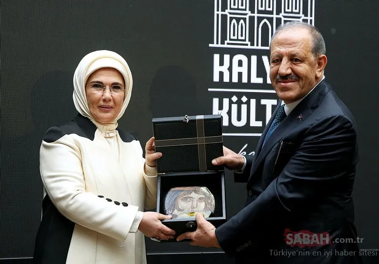 Emine Erdoğan Kalyon Kültürün açılışına katıldı