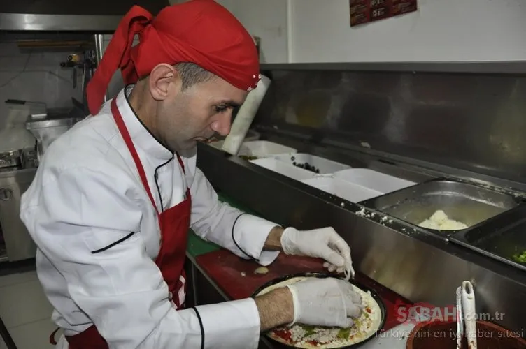 Diyarbakırlı pizzacı 22 yıllık hayalini gerçekleştirdi!