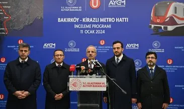 Bakan Uraloğlu: “Bakırköy–Kirazlı metro hattı Şubat sonunda hizmete açılacak”