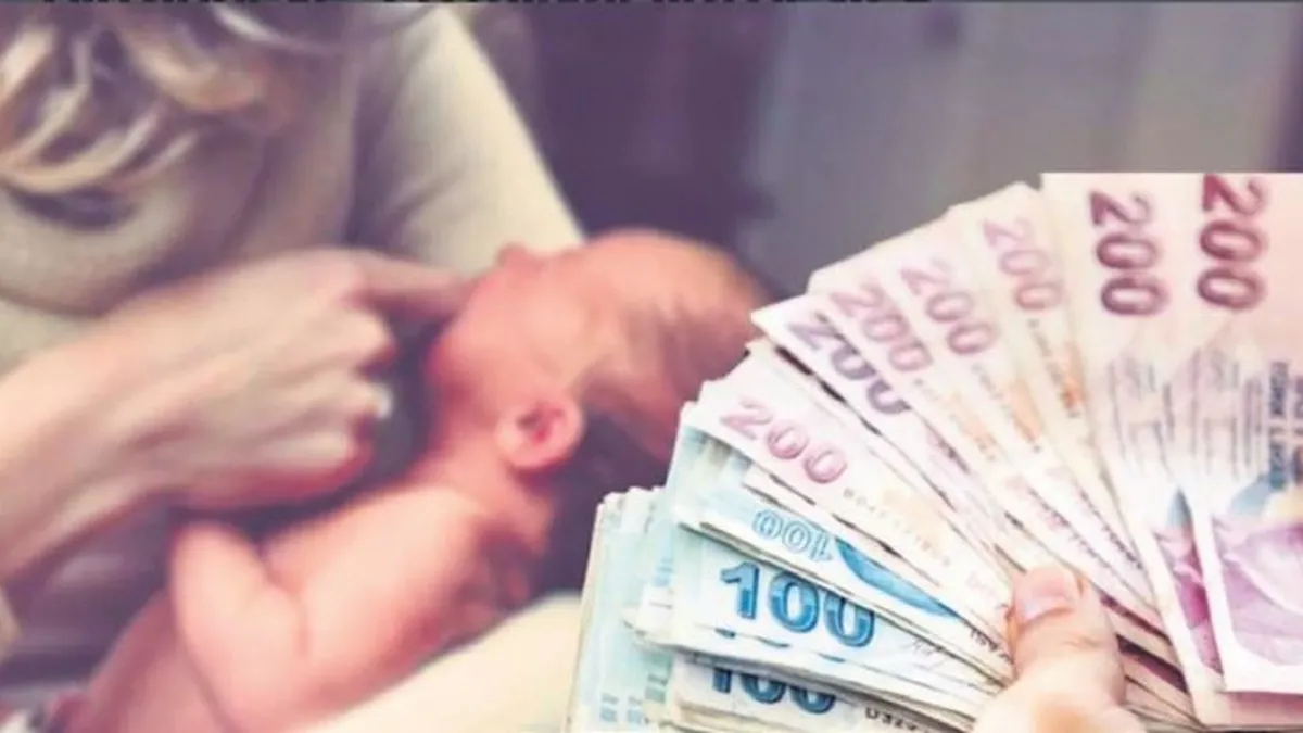 Doğum yardımı ödemeleri hesaplarda
