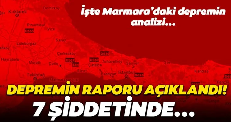 Son dakika haberi: Marmara Denizi’ndeki depremin analiz raporu yayınlandı! İstanbul’da beklenen 7 şiddetindeki deprem...